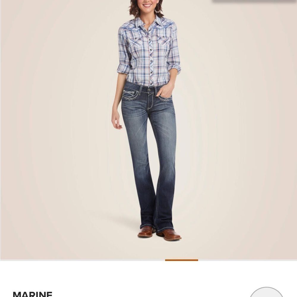 Ariat Real denim mid rise jeans 30R